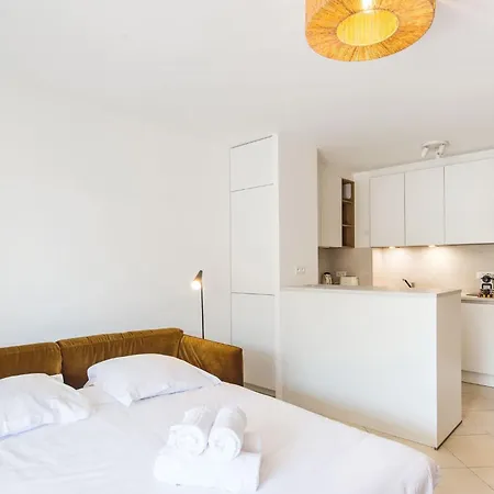 Superbe Climatise A - 2 Pieces, Parking Inclus 芒通